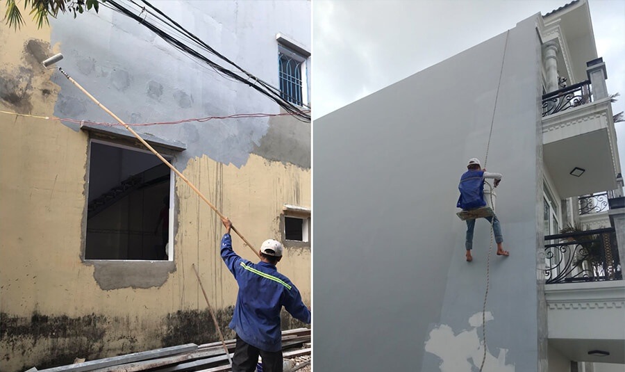 Chống Thấm Tường Ngoài & Khe Tiếp Giáp Liền Kề